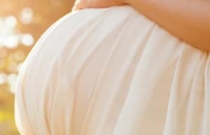 pregnant woman big belly