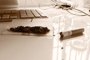 broken cigarette
