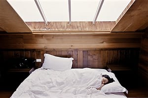 sleeping woman 