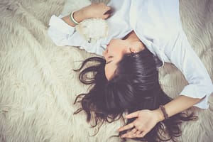 sleeping woman