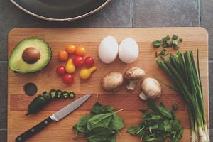 preparing ingredients