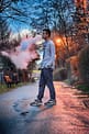 man smoking